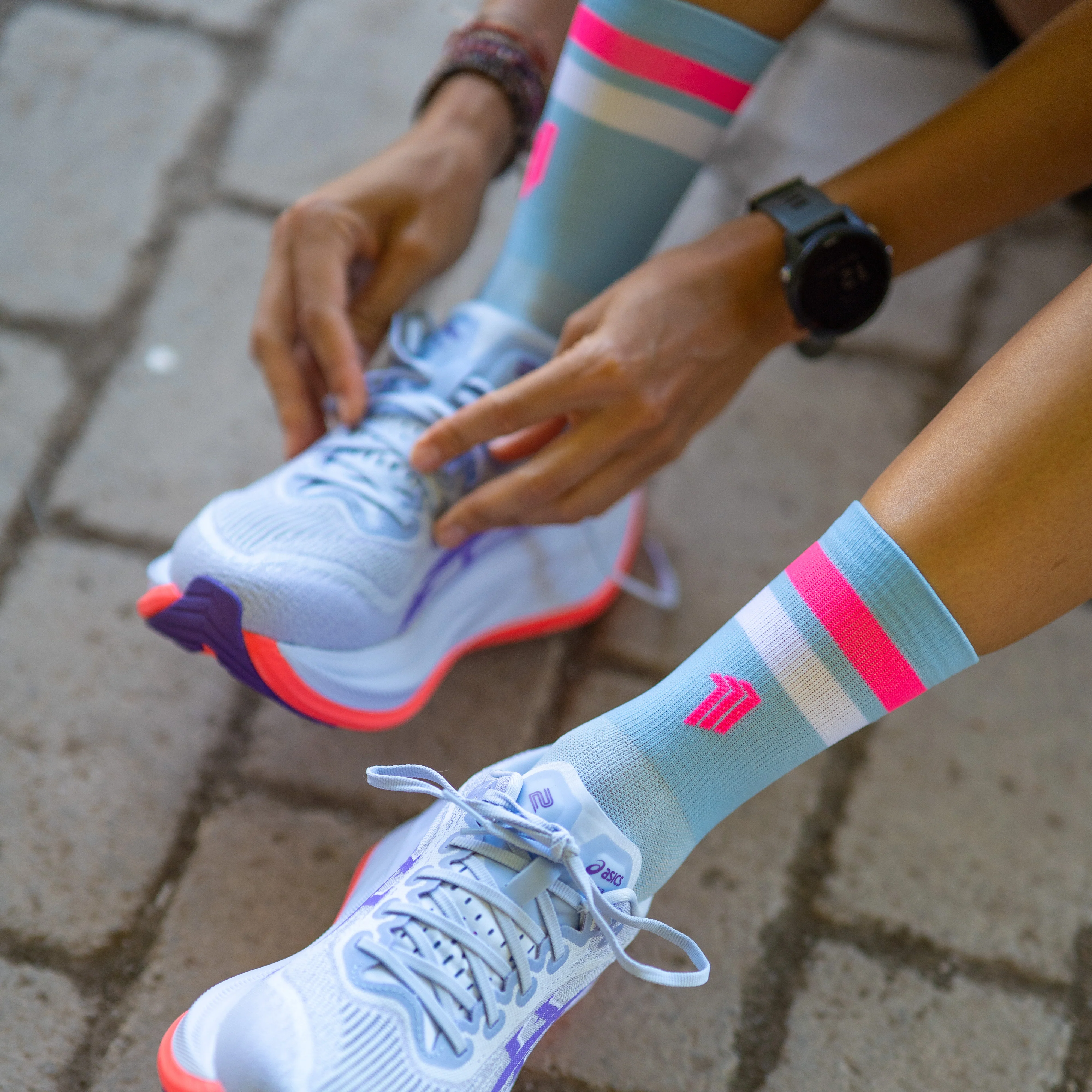 PRO BLUE PINK - CALCETÍN RUN ULTRALIGHT - Image 2