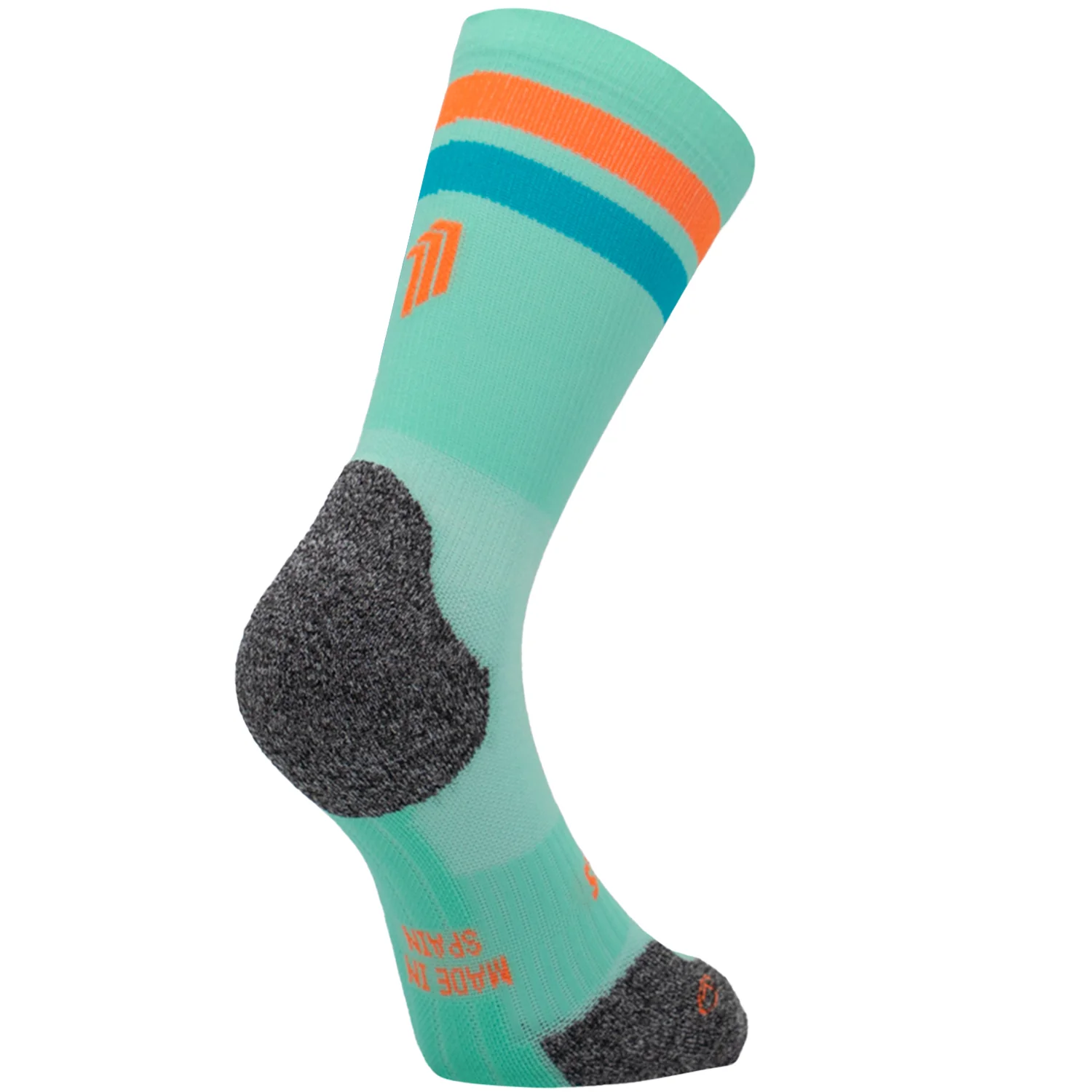 PRO GREEN ORANGE - CALCETÍN RUN ULTRALIGHT