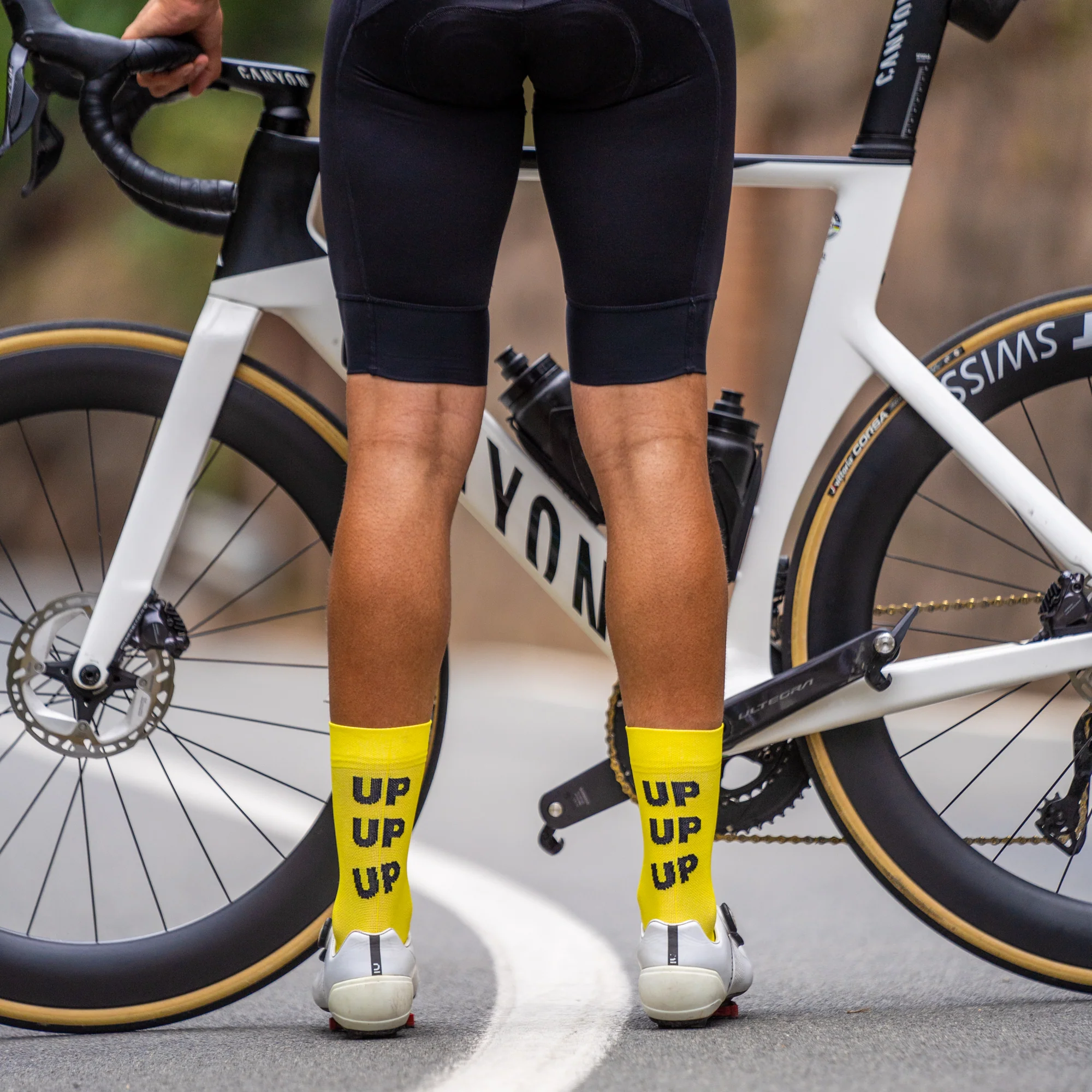UP UP UP YELLOW - CALCETÍN CICLISMO - Image 3